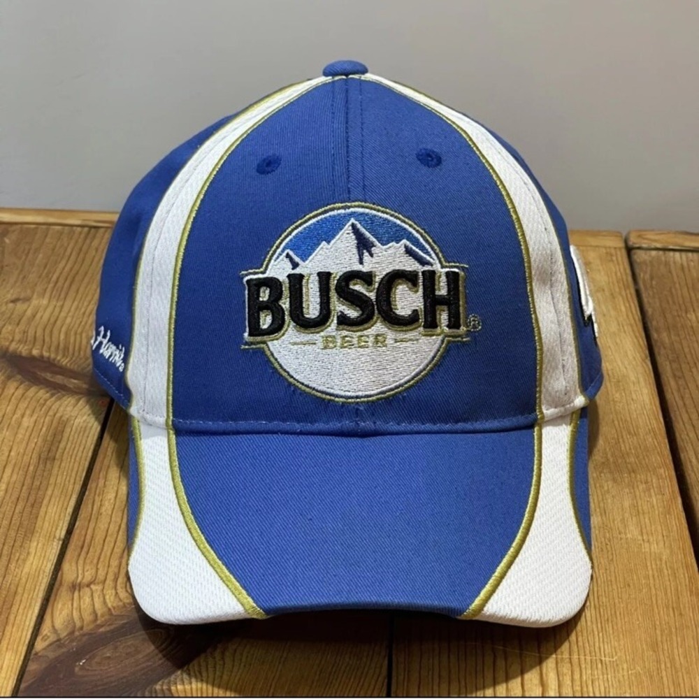 Busch Beer NASCAR Kevin Harvick Strapback Cap Stewart Haas Racing Hat